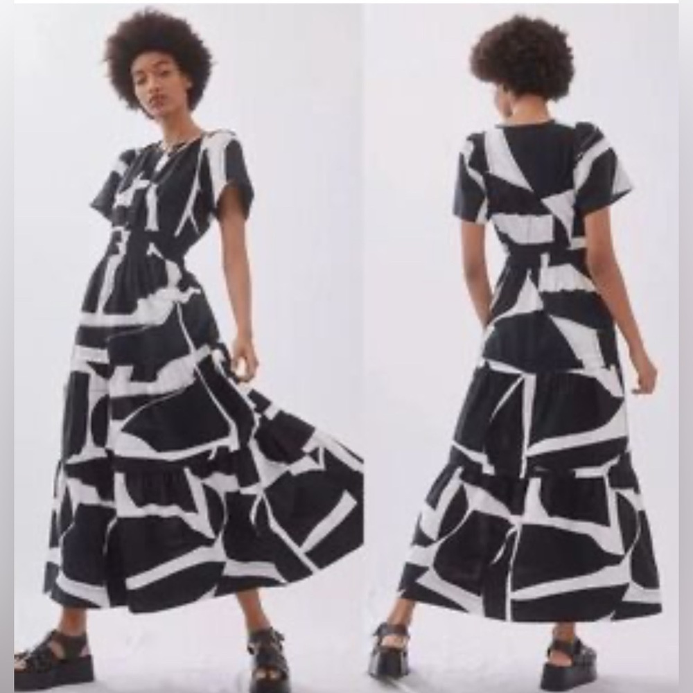 Anthropologie Maeve Somerset Dress in Cotton unlined